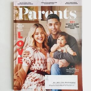 Parents Magazine Jan Feb, 2022 Wilmer Valderrama & Amanda Pacheco. Valentines